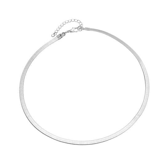 Herringbone Choker Necklace