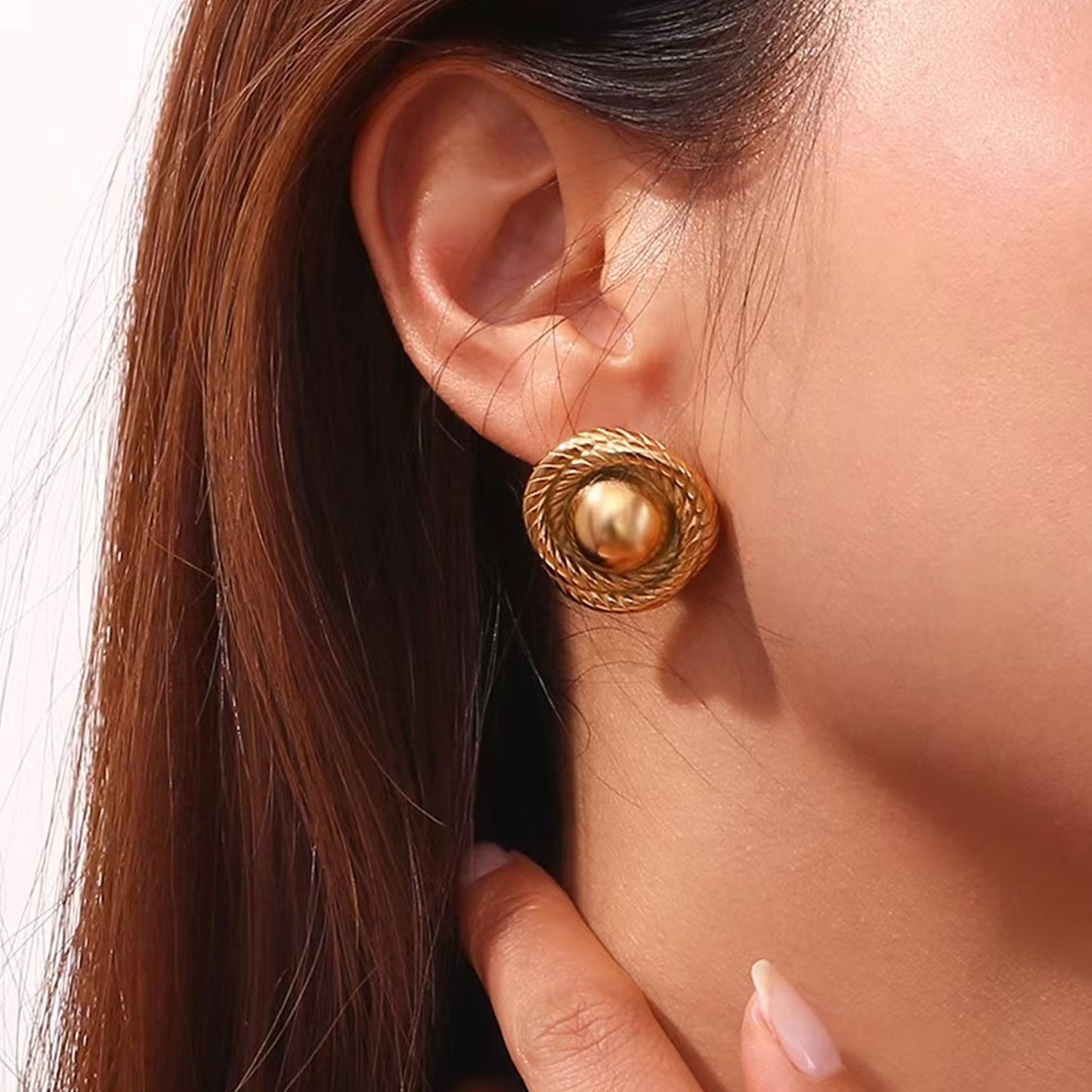 Chunky Spiral Earrings