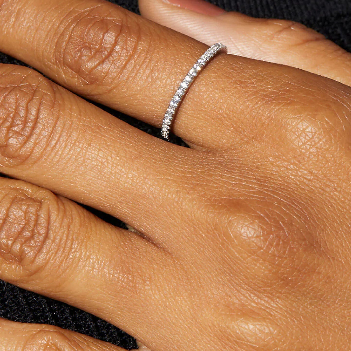 Crystal Eternity Ring