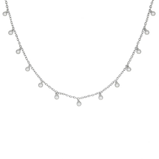 Interstellar Crystal Studs Necklace