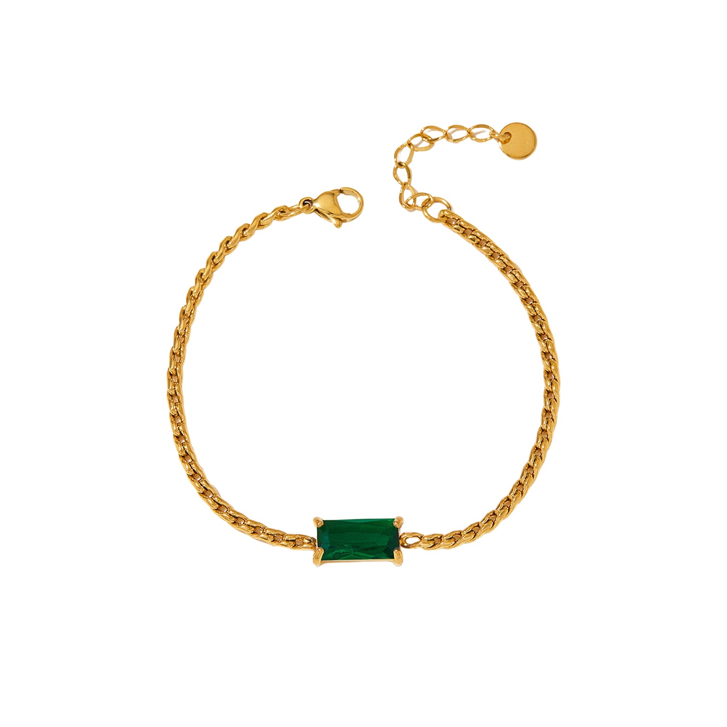 Single Crystal Chain Bracelet