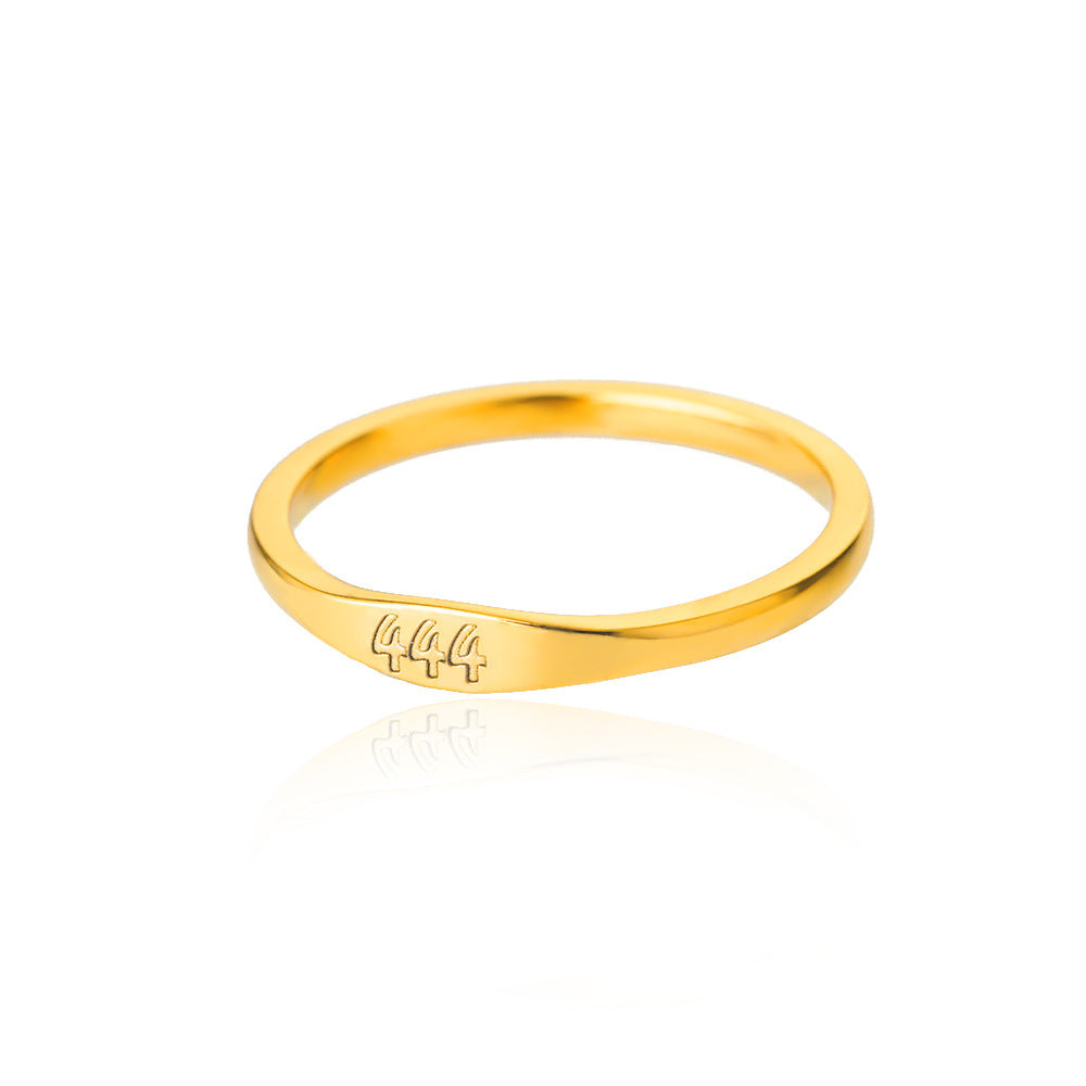 Lucky Number Gold Ring