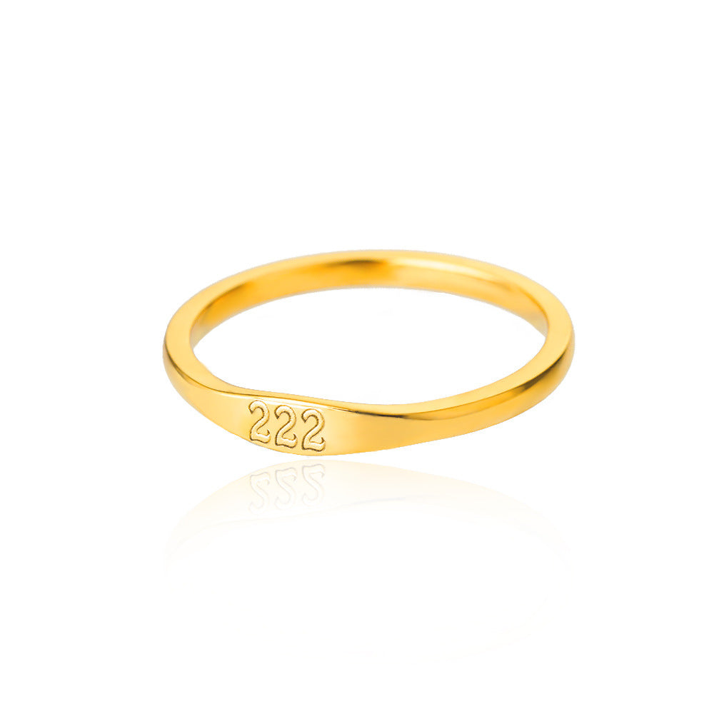 Lucky Number Gold Ring