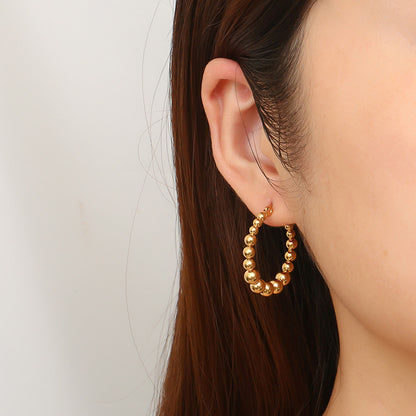 Ball Bead Earrings