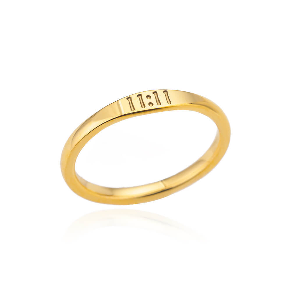 Lucky Number Gold Ring