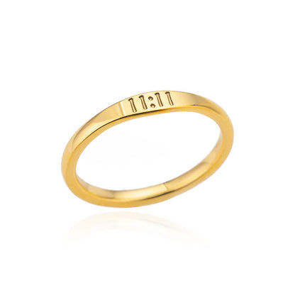 Lucky Number Gold Ring