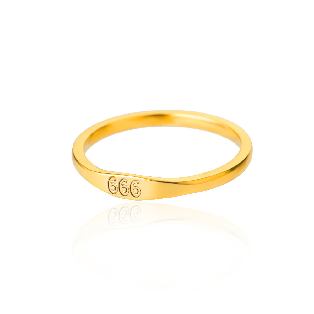 Lucky Number Gold Ring