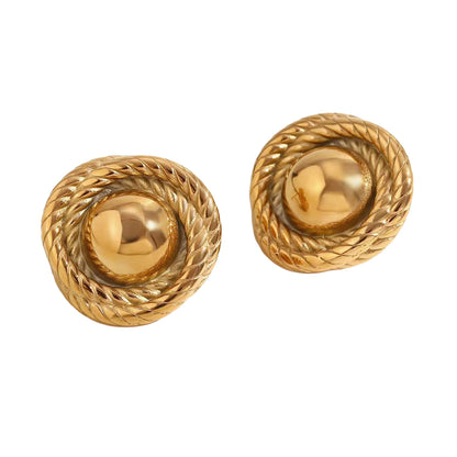 Chunky Spiral Earrings