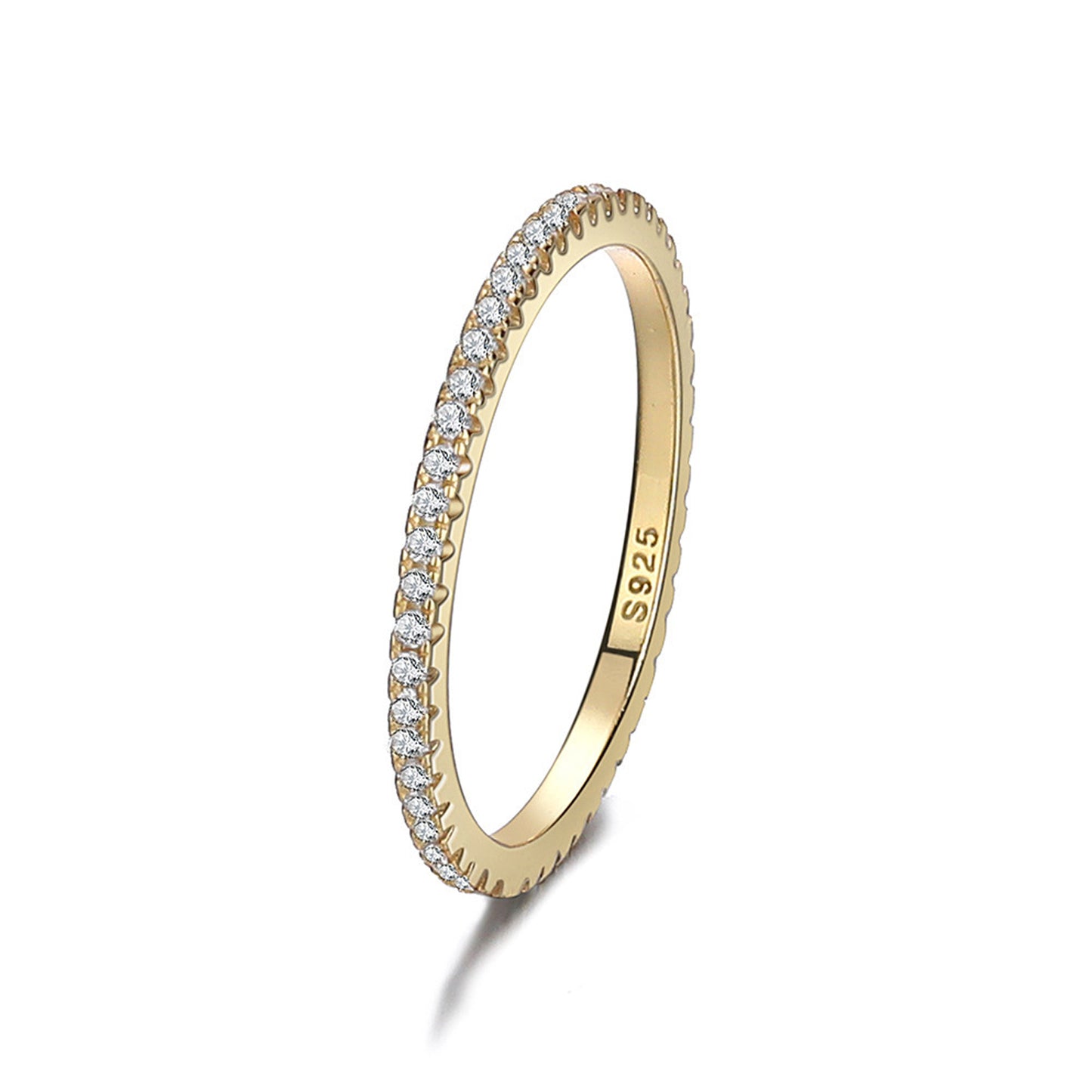 Crystal Eternity Ring