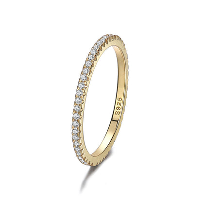 Crystal Eternity Ring