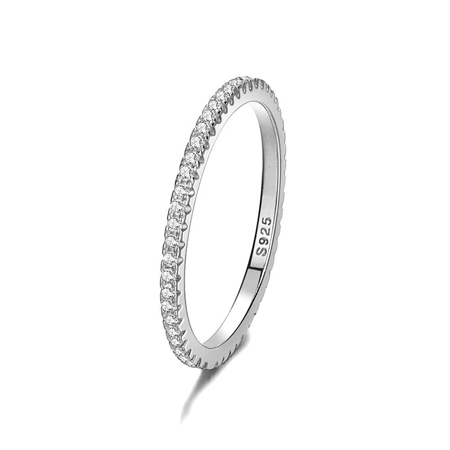 Crystal Eternity Ring