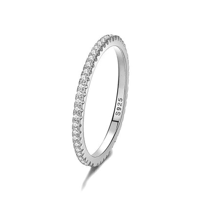 Crystal Eternity Ring