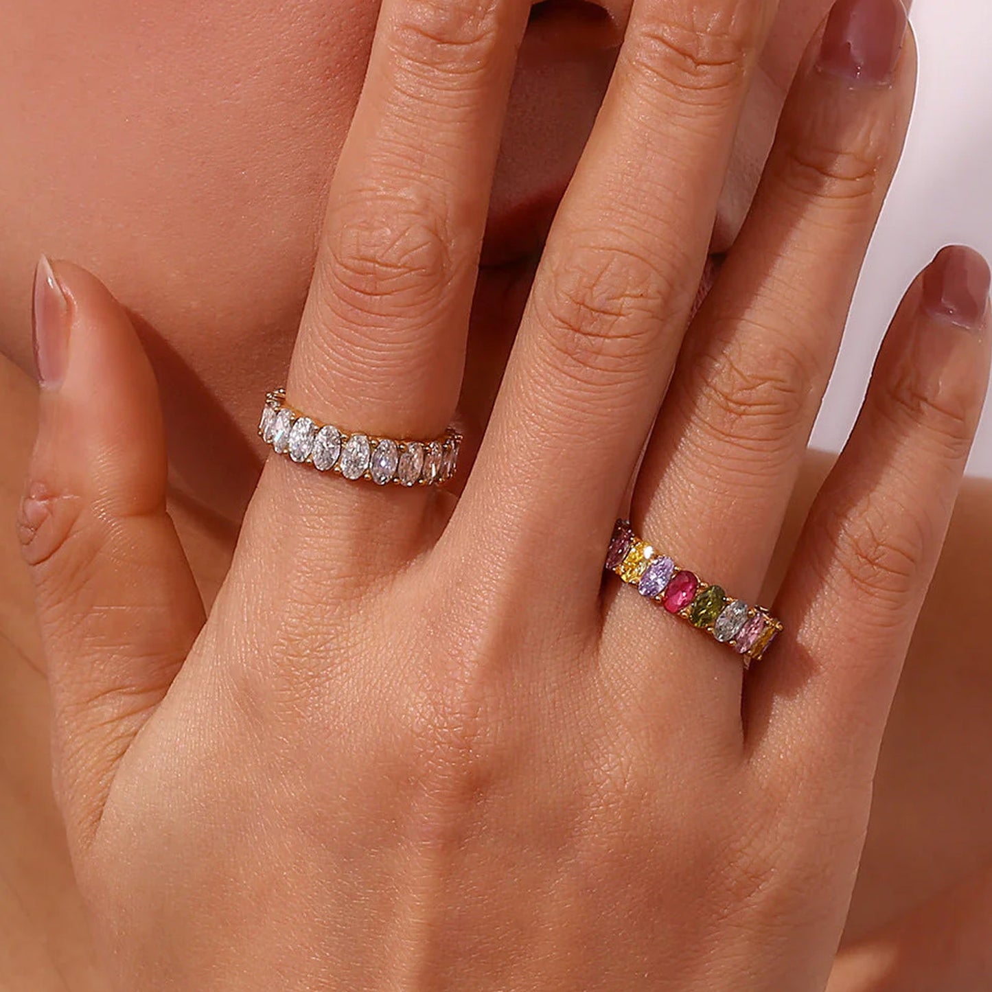 Crystal Studded Ring