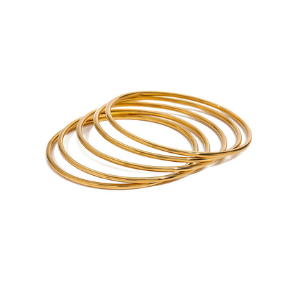Gold Bangle Set