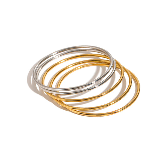 Gold Bangle Set