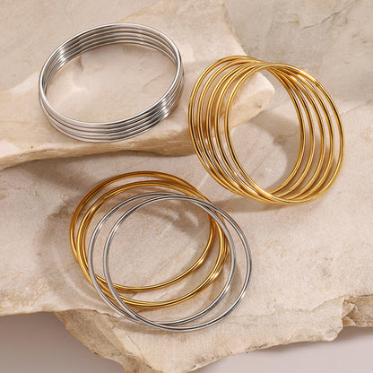 Gold Bangle Set