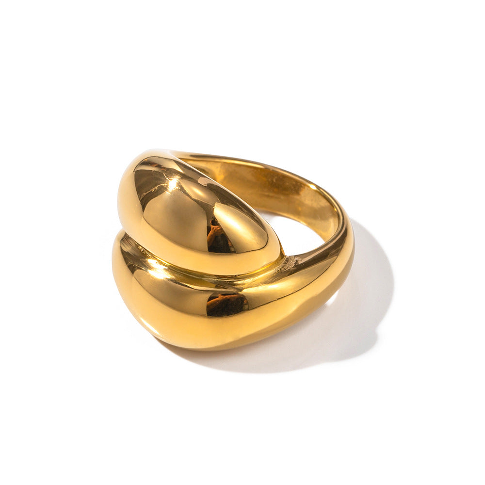 Golden Bubble Ring