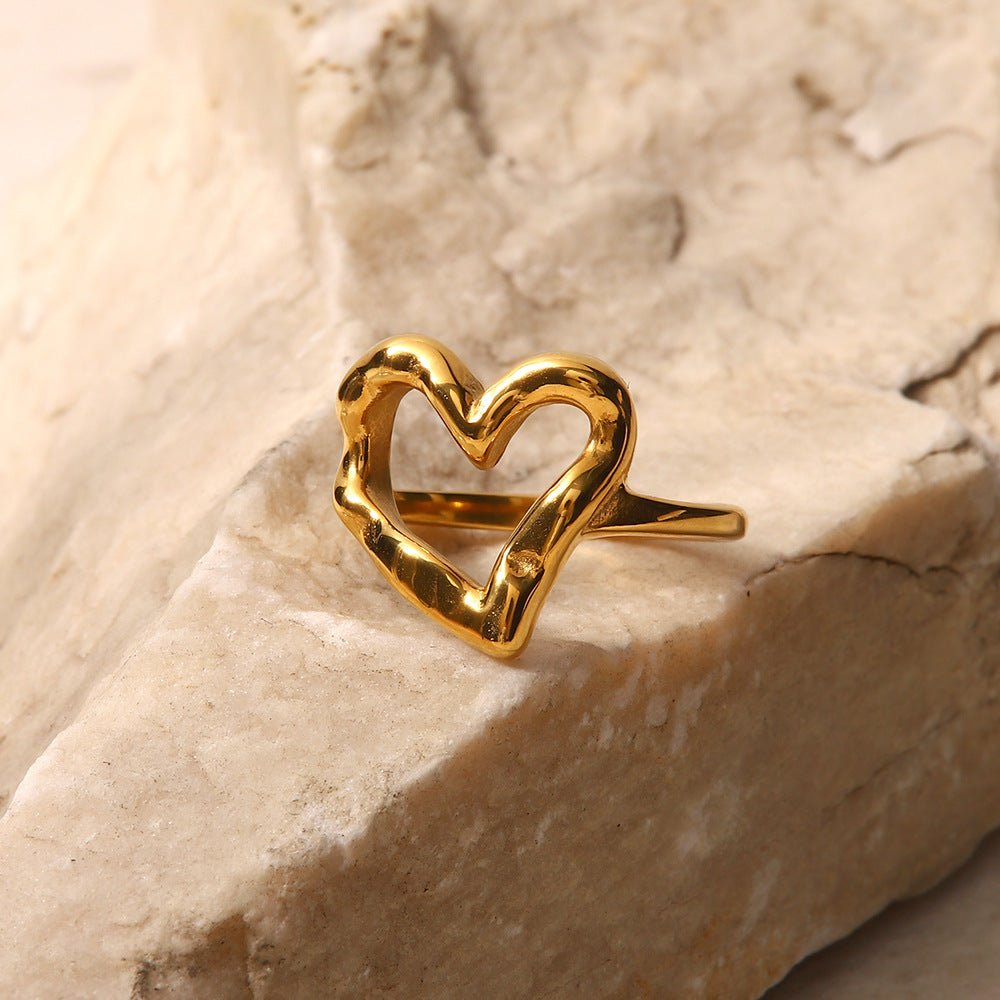 Heart Lava Ring