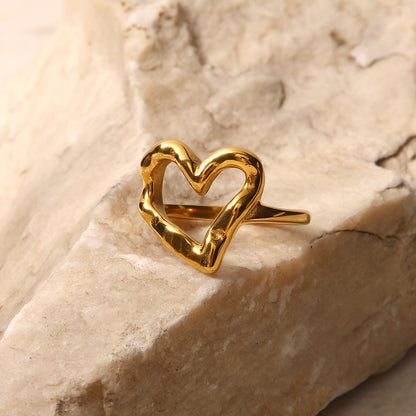 Heart Lava Ring