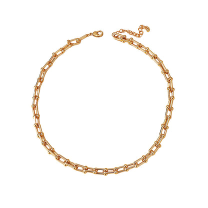 Horseshoe Link Necklace