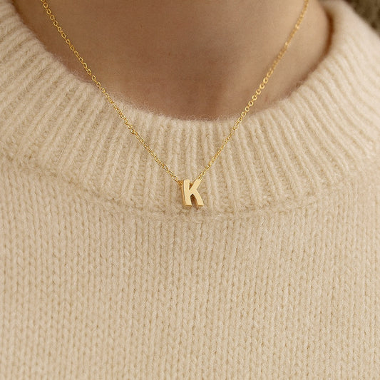 Initial Pendant Necklace