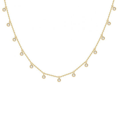 Interstellar Crystal Studs Necklace