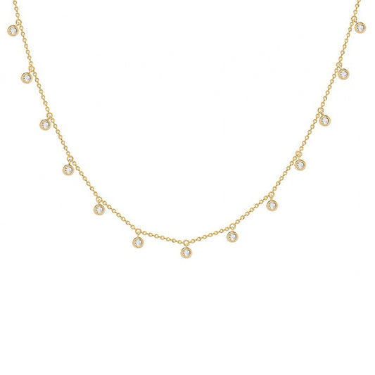 Interstellar Crystal Studs Necklace