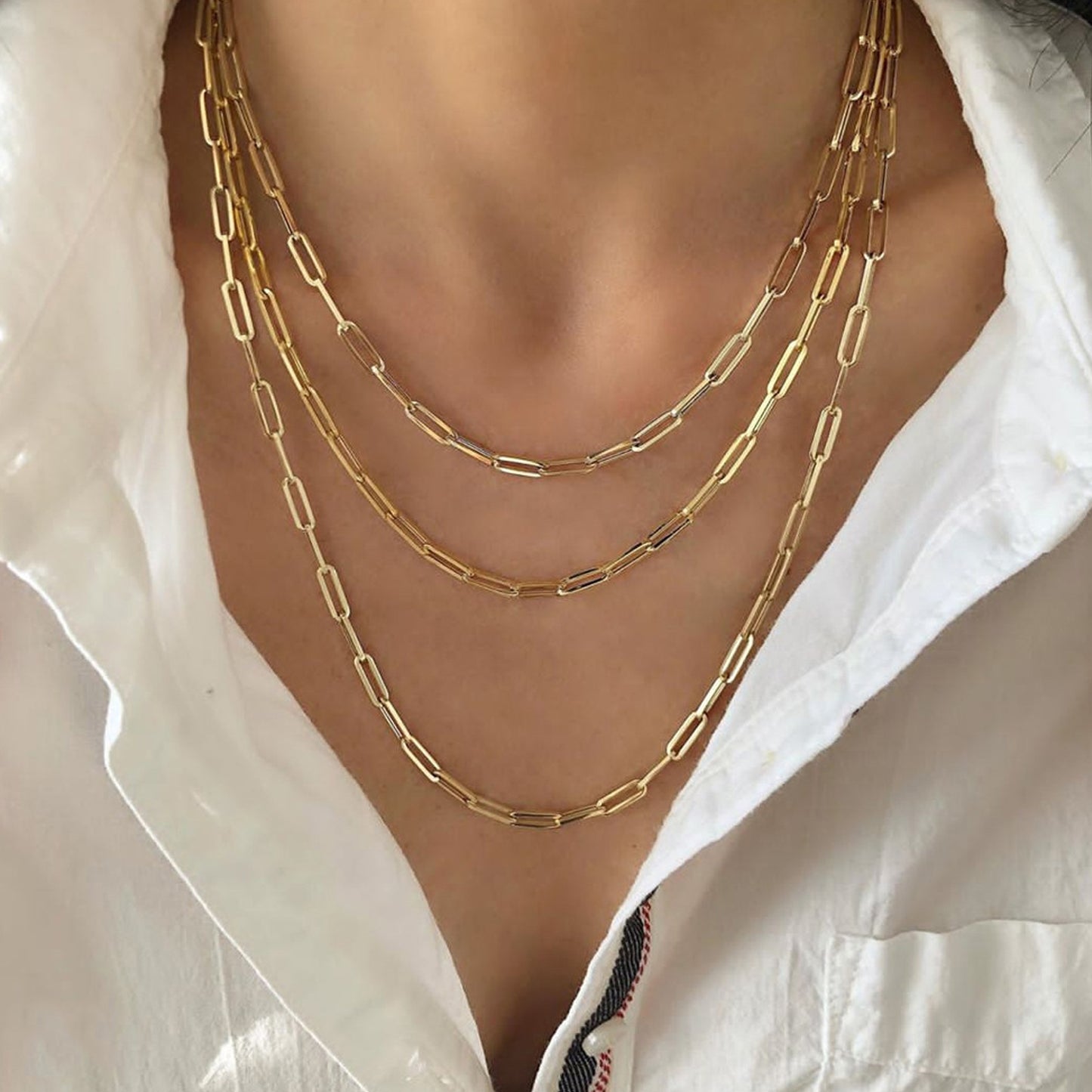 Paperclip Chain Necklace